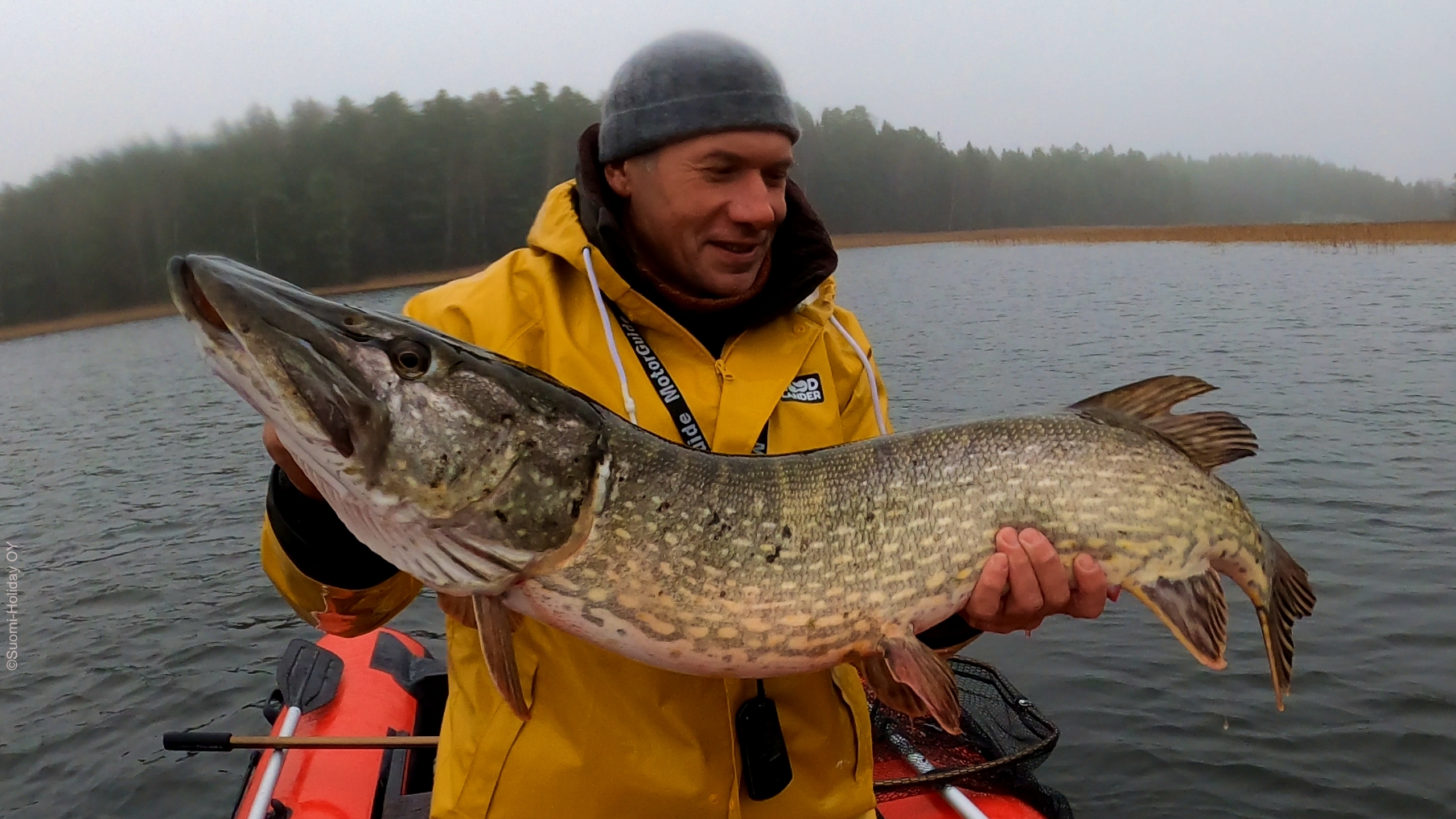 Лучшее место для рыбалки в Финляндии на большую щуку - Коппаро кемпинг Таммисаари.