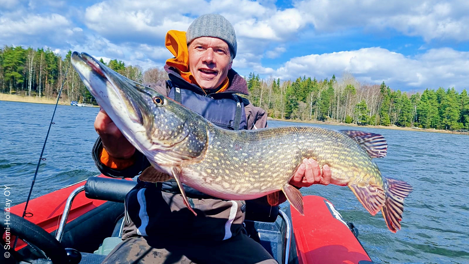 Trophy pike fishing in Finland